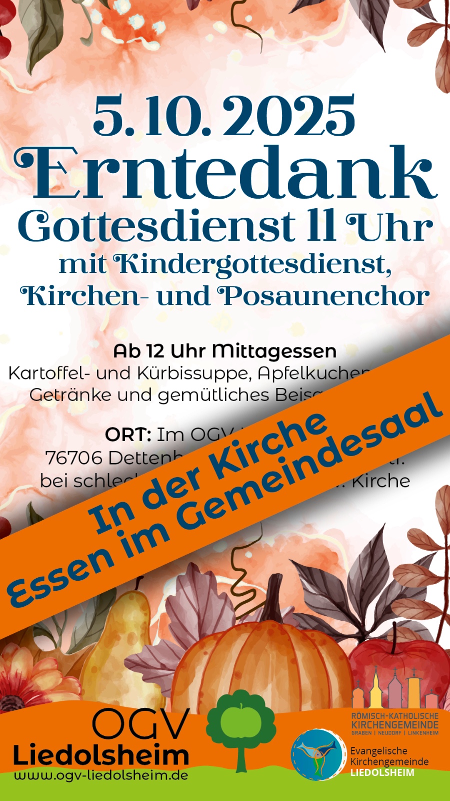 ERNTEDANK IN DER EV KIRCHE